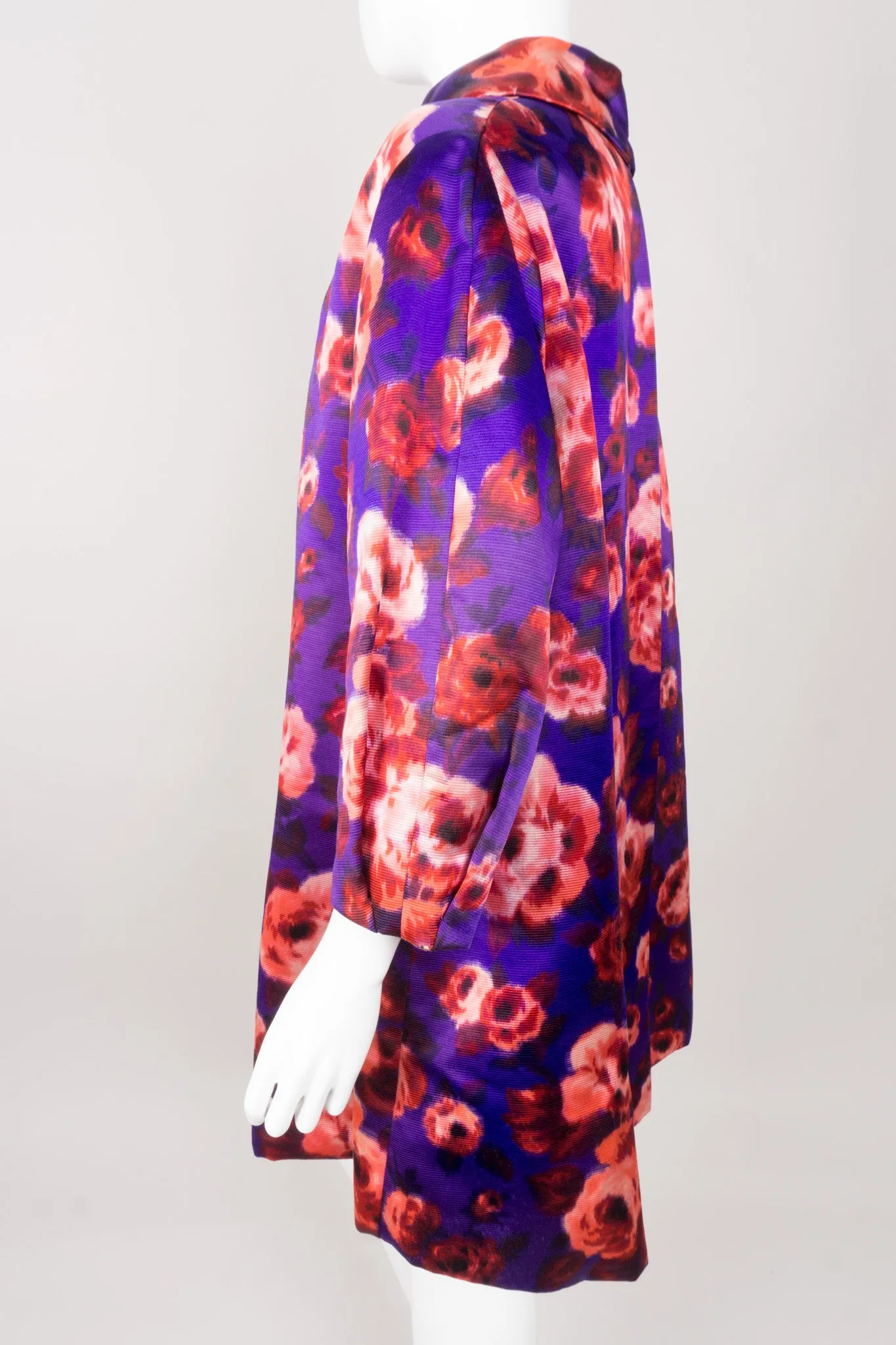Silk Floral Coat