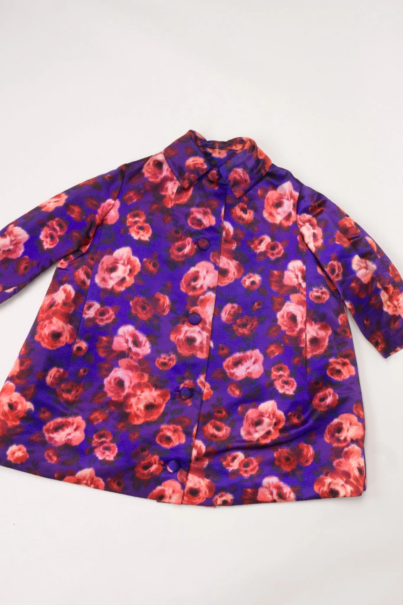 Silk Floral Coat
