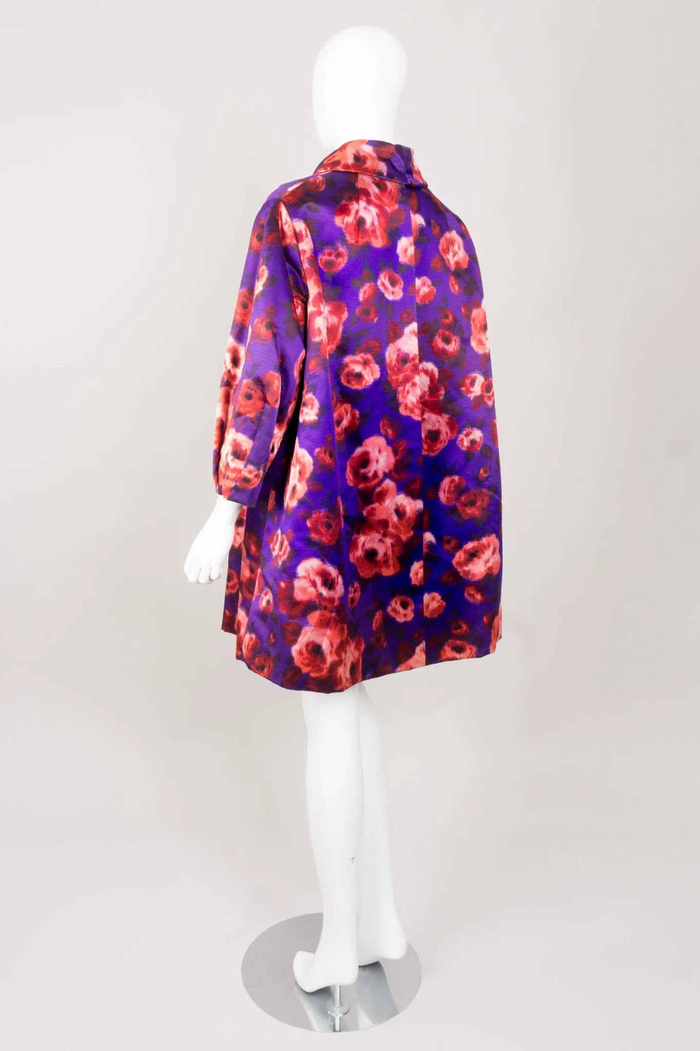 Silk Floral Coat
