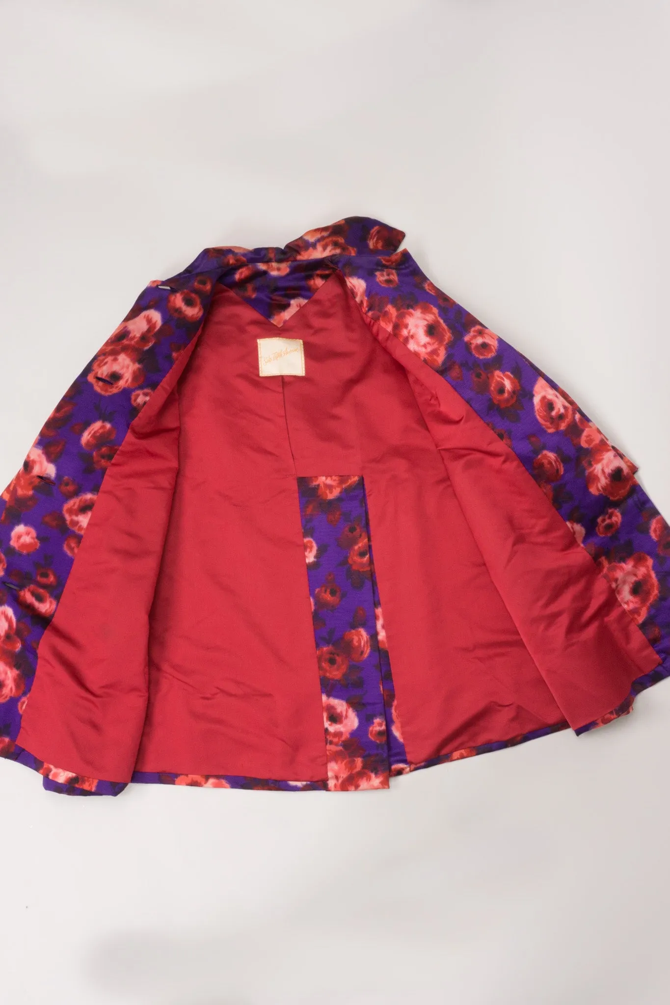 Silk Floral Coat