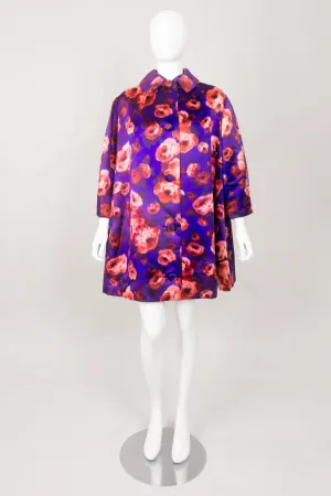 Silk Floral Coat