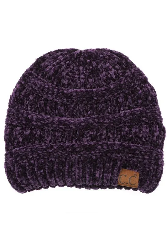 SNOW DAY CHENILLE BEANIE