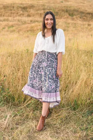 Songbird Floral -  Magnolia Maxi Skirt