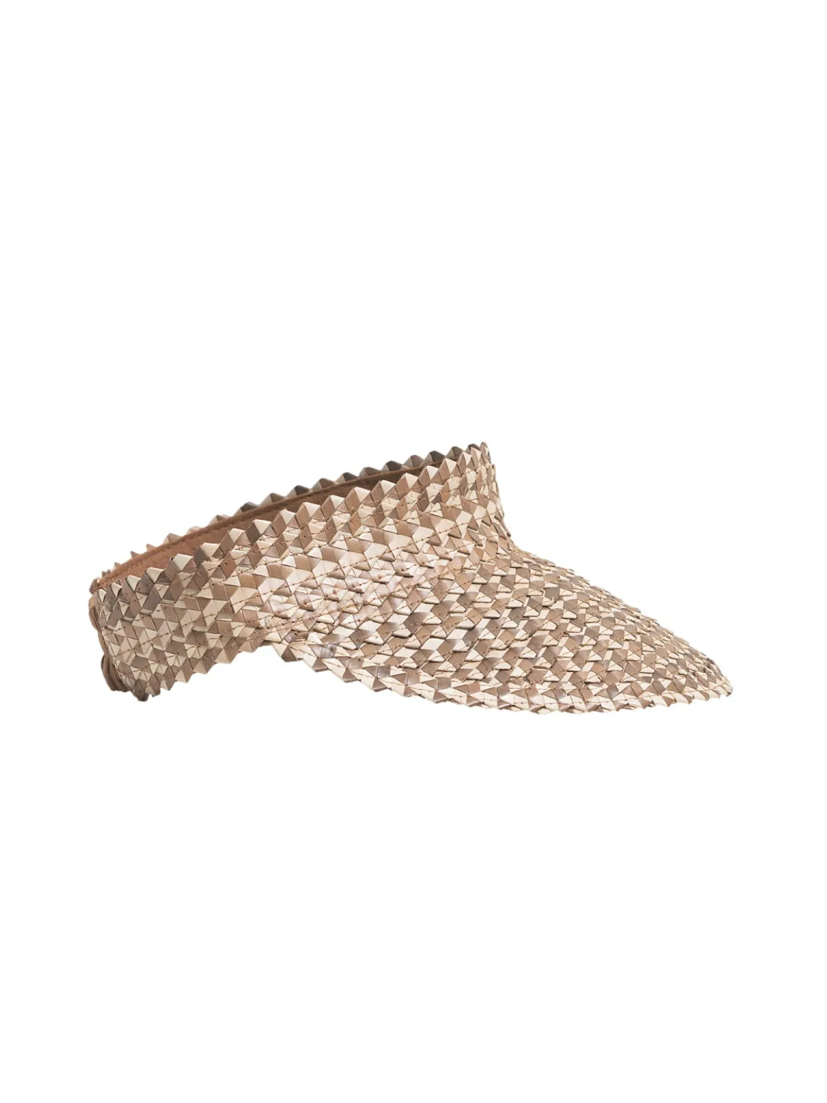 Speckled Baha Visor Brown-Off White
