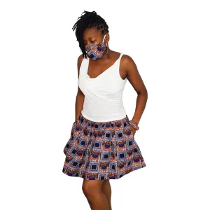 Spectrum Blue Mini Skirt
