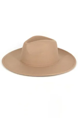STAPLE FEDORA HAT/AMH0142 Sand Taupe