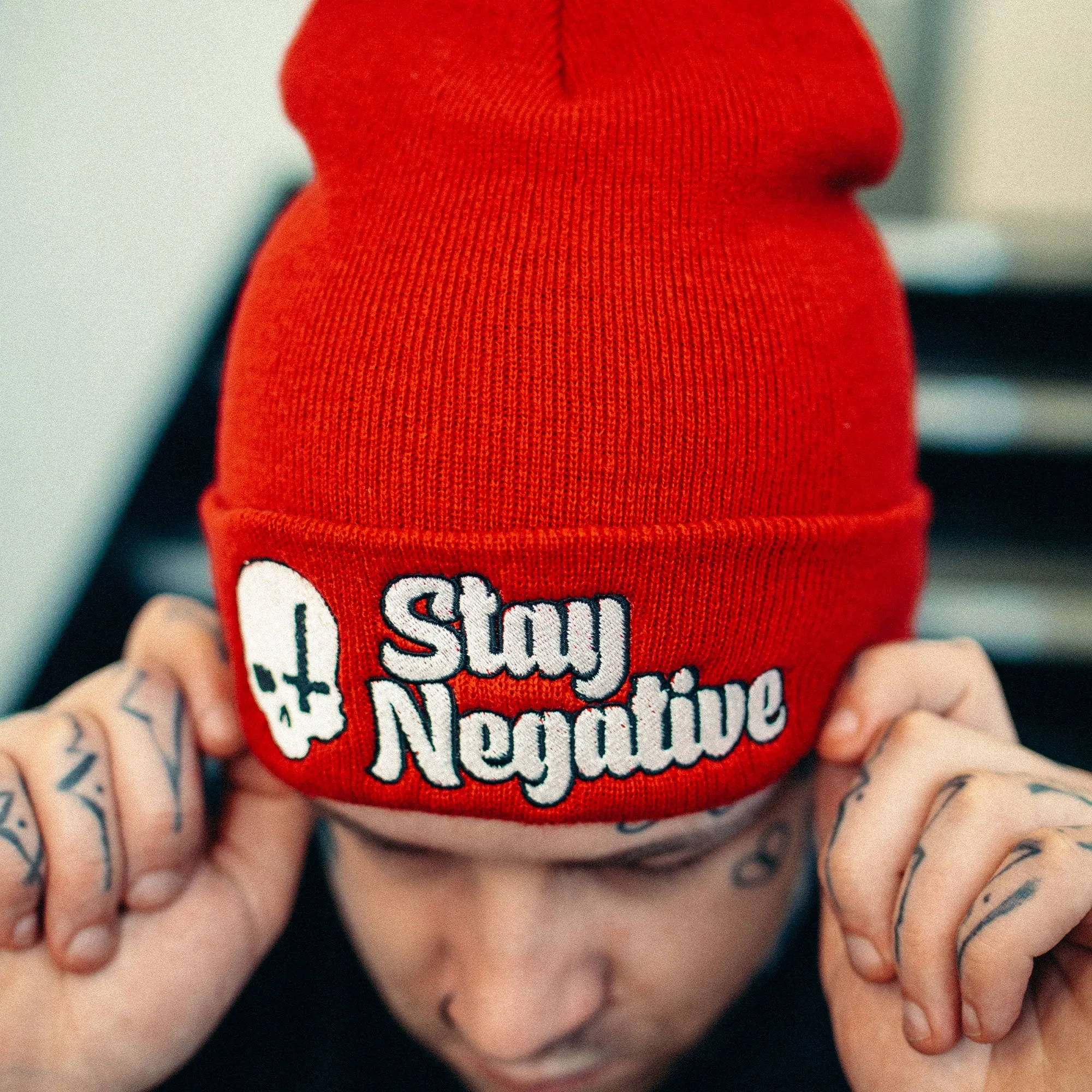Stay Negative Beanie