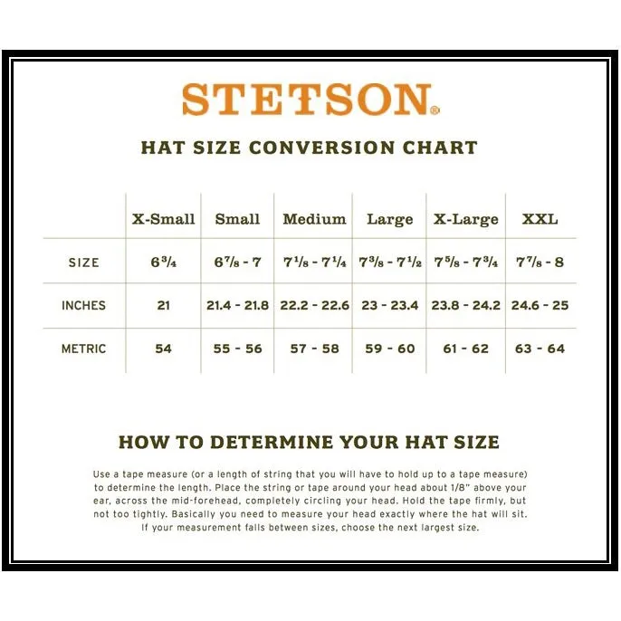 Stetson Childress Straw Hat
