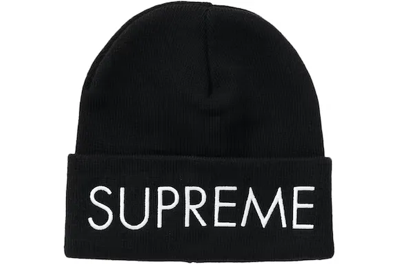 Supreme "Capital" Beanie Black