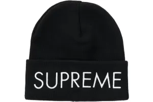 Supreme "Capital" Beanie Black