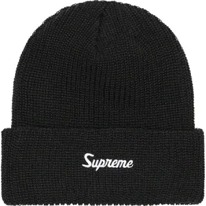 Supreme "Loose Gauge" Beanie Black