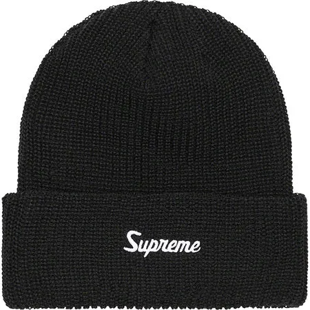 Supreme "Loose Gauge" Beanie Black