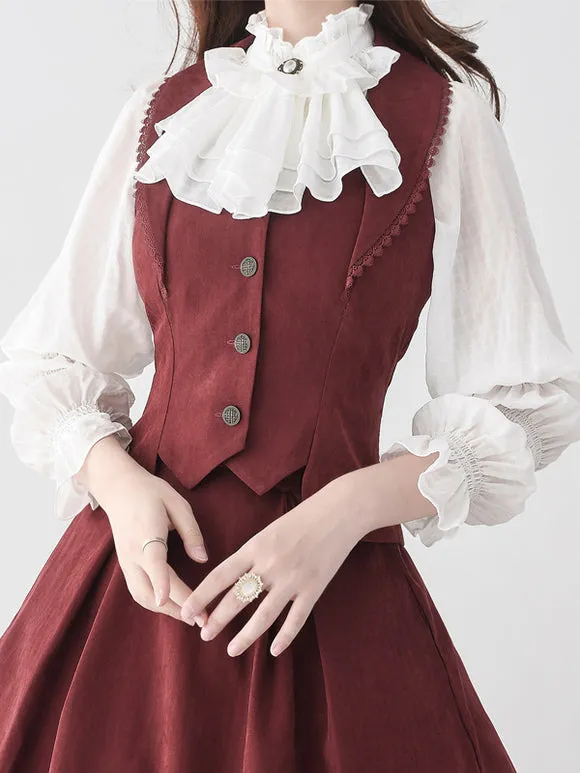 Sweet Lolita SK Blue Ruffles Lolita Skirts