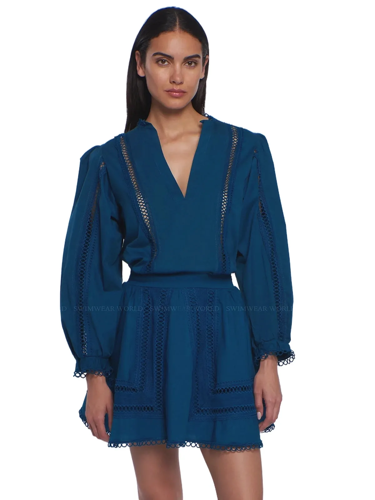 Tala Blouse-Celeste Skirt ::RET