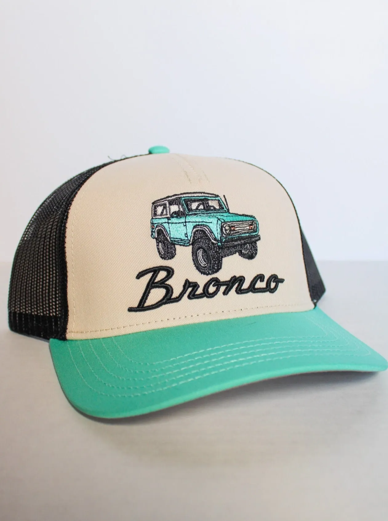 Teal Valin Patch Bronco Hat