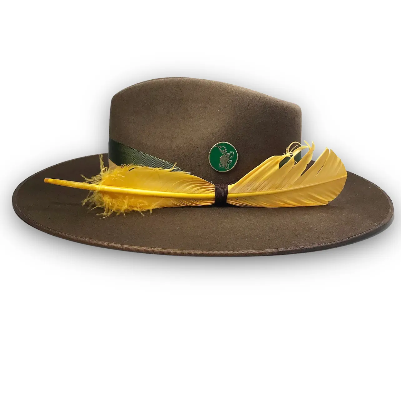 The FLAMEKEEPERS HAT CLUB FLYING SAUCER LEMON LIME