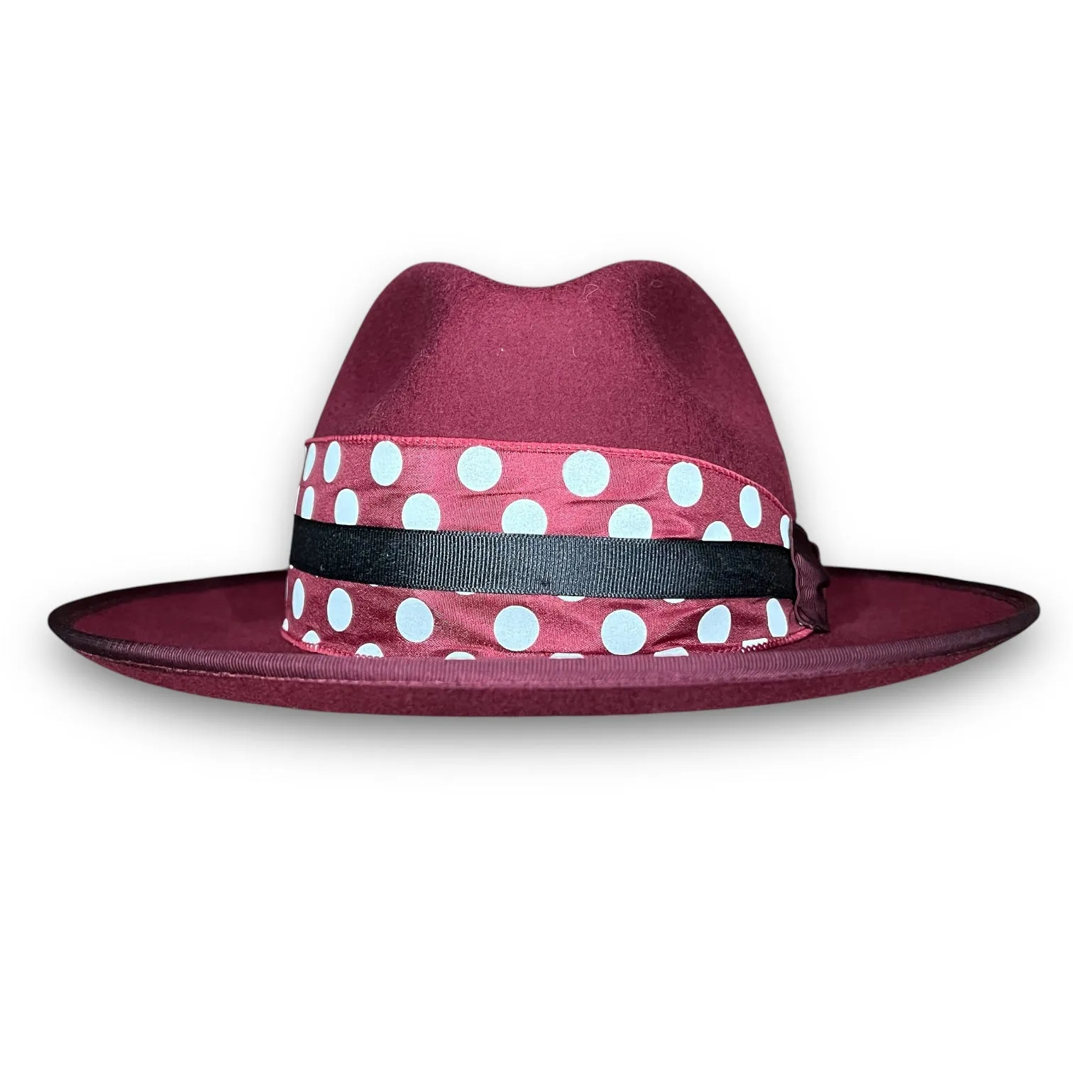 THE FLAMEKEEPERS HAT CLUB MARCUS BLACK CHERRY FEDORA