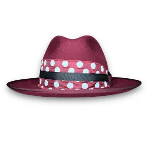 THE FLAMEKEEPERS HAT CLUB MARCUS BLACK CHERRY FEDORA