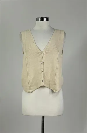 The Janessa Floral Back Sweater Vest