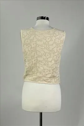 The Janessa Floral Back Sweater Vest