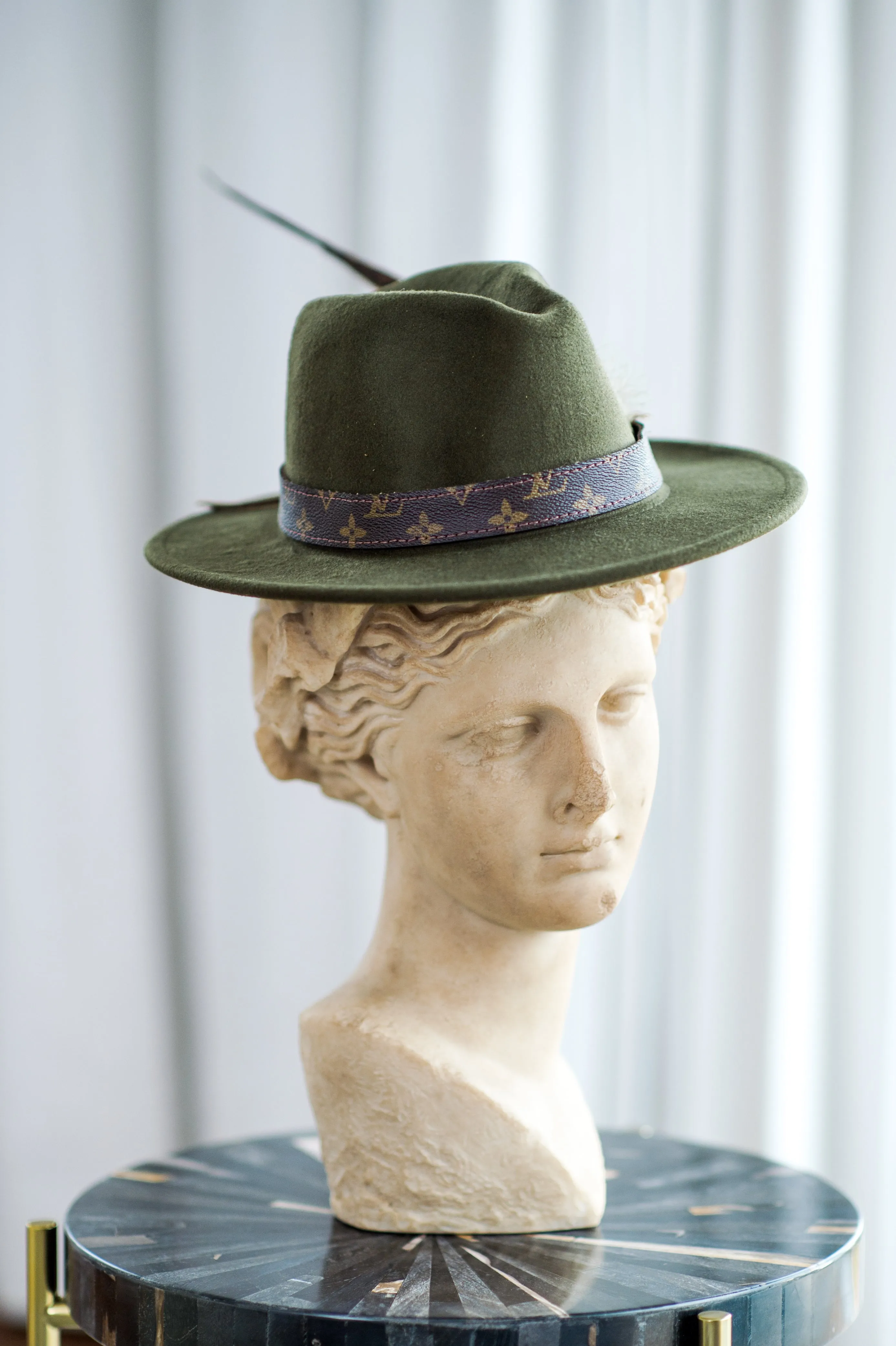 The Luxe Fedora Olive
