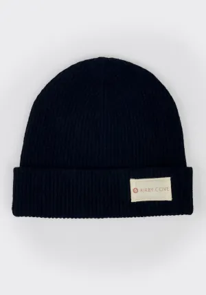The Sunset Beanie (Merino Wool-Cashmere) – Black