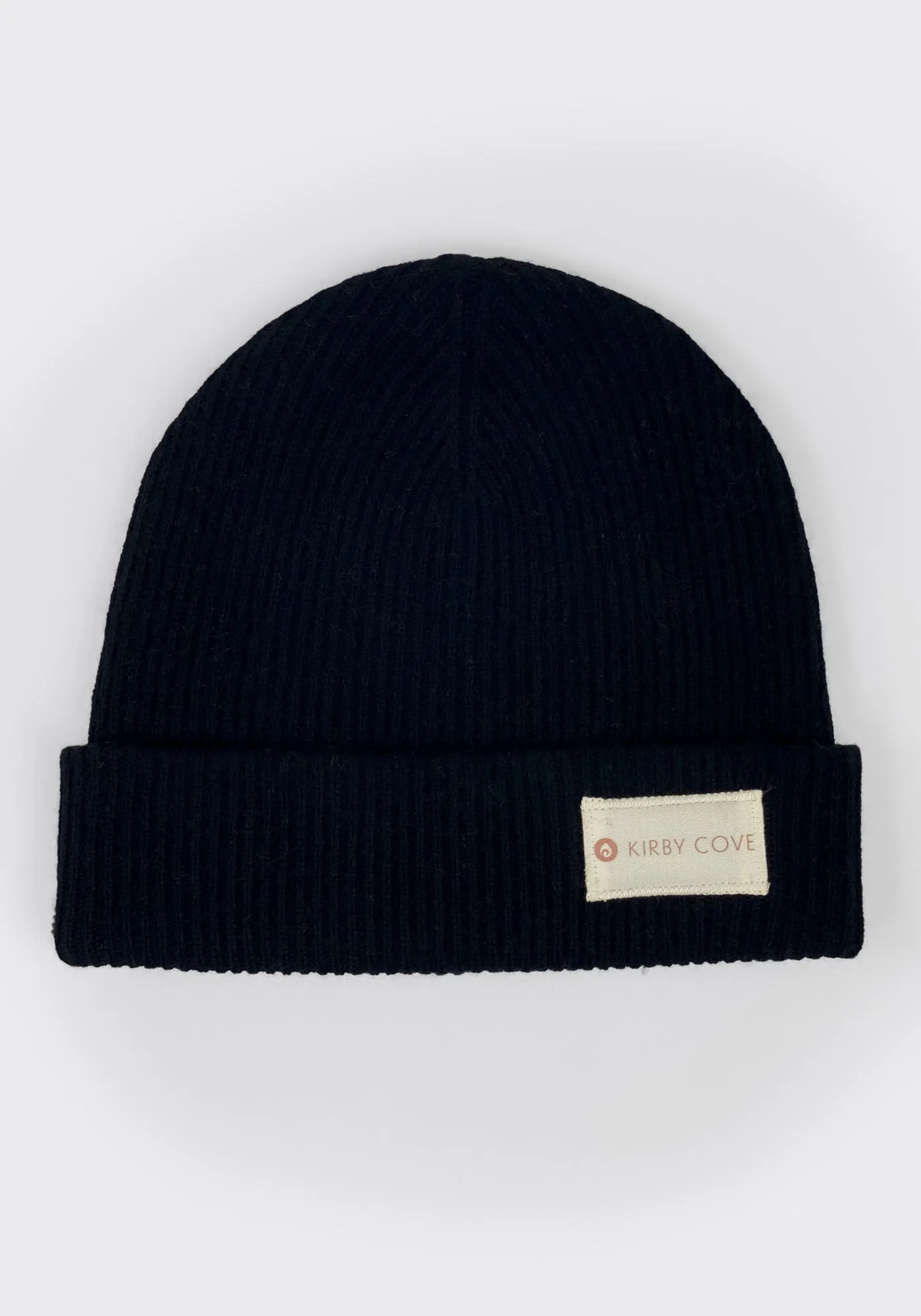 The Sunset Beanie (Merino Wool-Cashmere) – Black