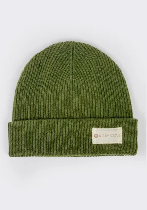 The Sunset Beanie (Merino Wool-Cashmere) – Moss