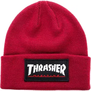 Thrasher - Logo Patch Beanie Maroon