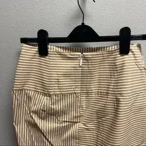 Tibi "Kaia Striped Lanyard" Skirt