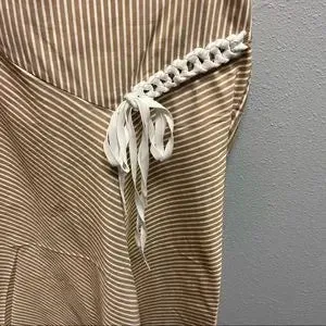Tibi "Kaia Striped Lanyard" Skirt