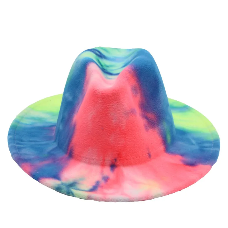 Tie dye Fedora