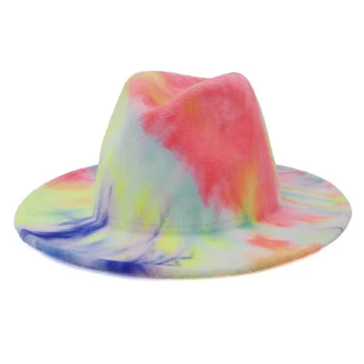 Tie dye Fedora