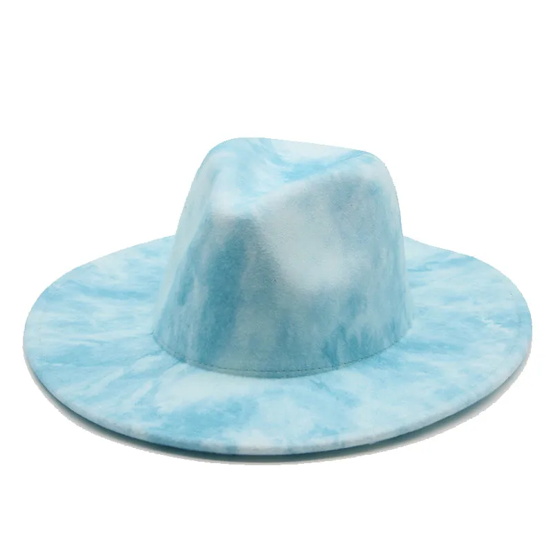 Tie dye Fedora