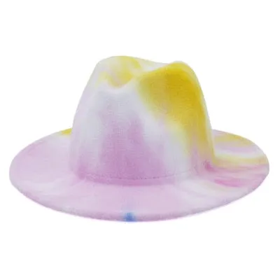 Tie dye Fedora