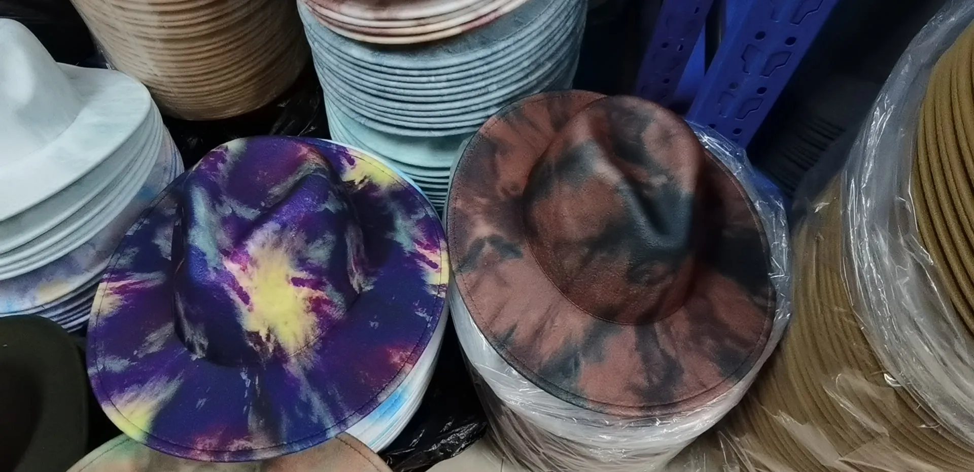 Tie dye Fedora