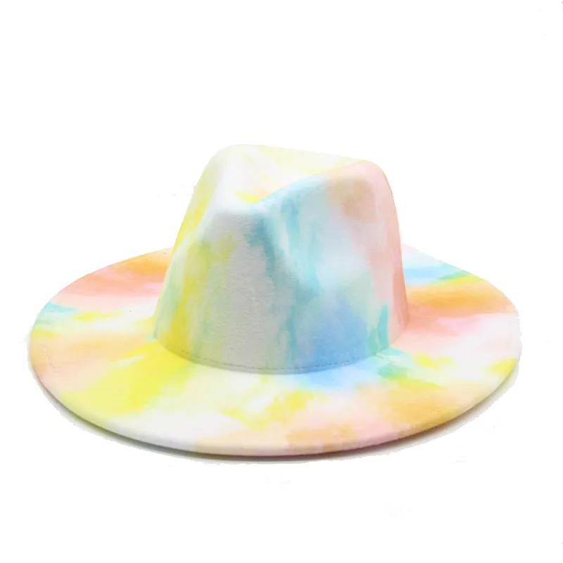Tie dye Fedora