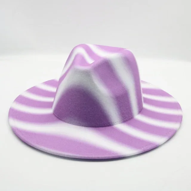 Tie dye Fedora