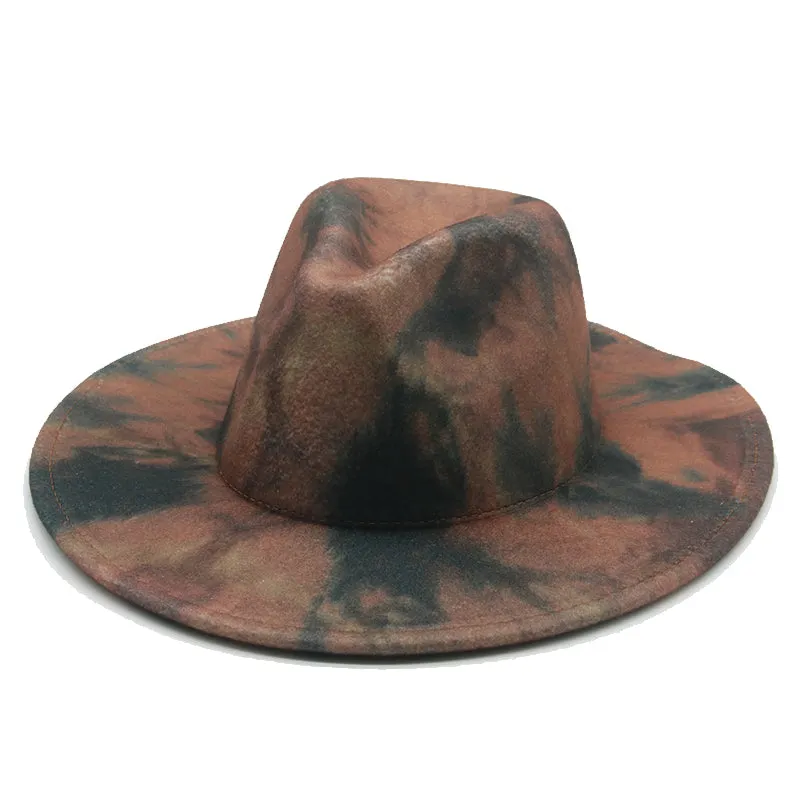 Tie dye Fedora