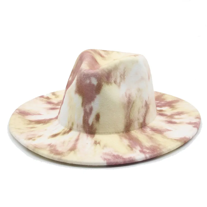 Tie dye Fedora