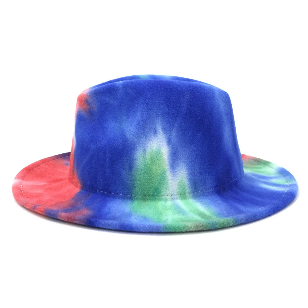 Tie dye Fedora