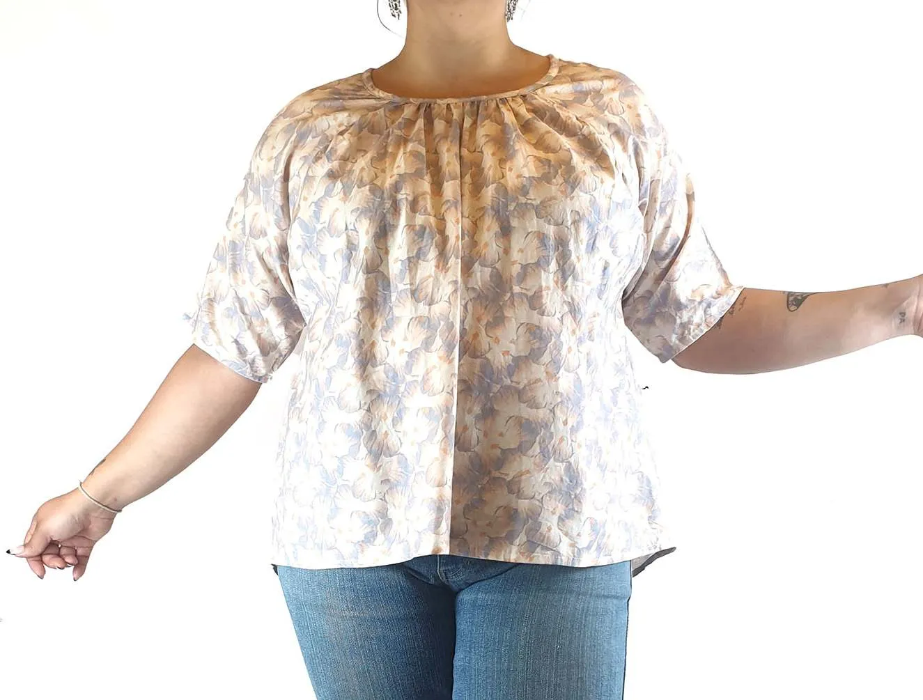 Torju floral print top size L
