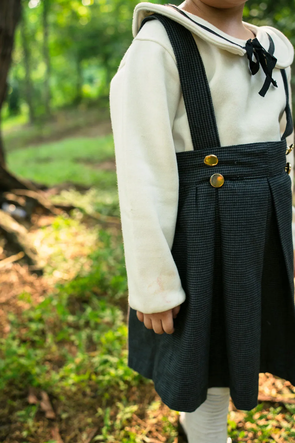 Tweed Pinafore skirt