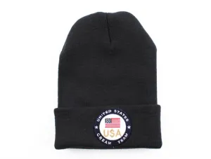 United States CREAM TEAM Beanies (Black)