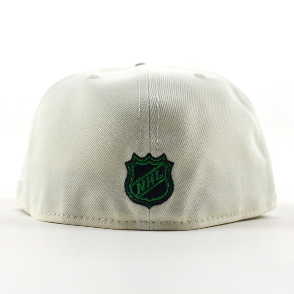 Vancouver Canucks 1970 Stadium Patch New Era 59Fifty Fitted Hat (Chrome White Navy Gray Under brim)