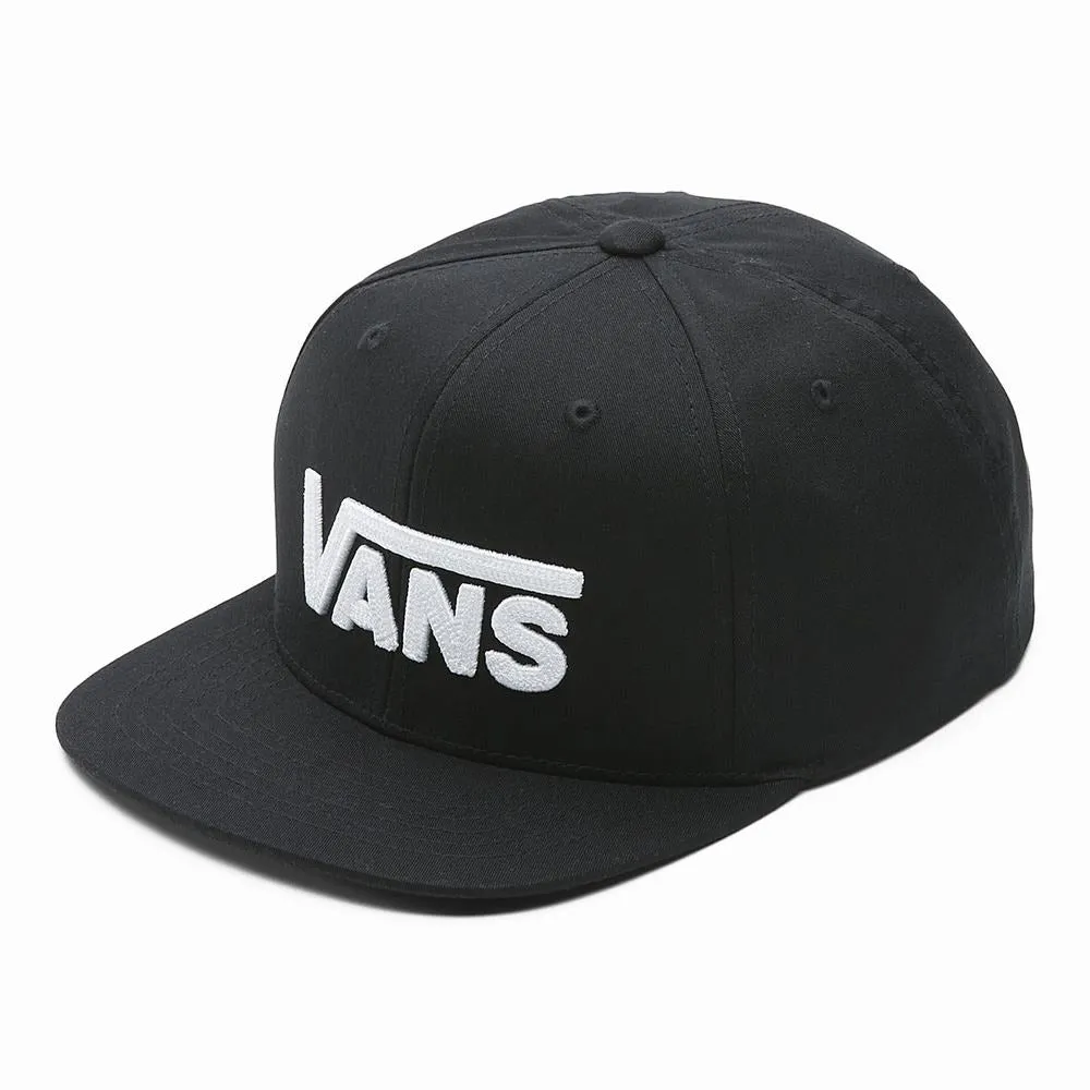 Vans Boys Drop V ll Snapback Hat - Black/White
