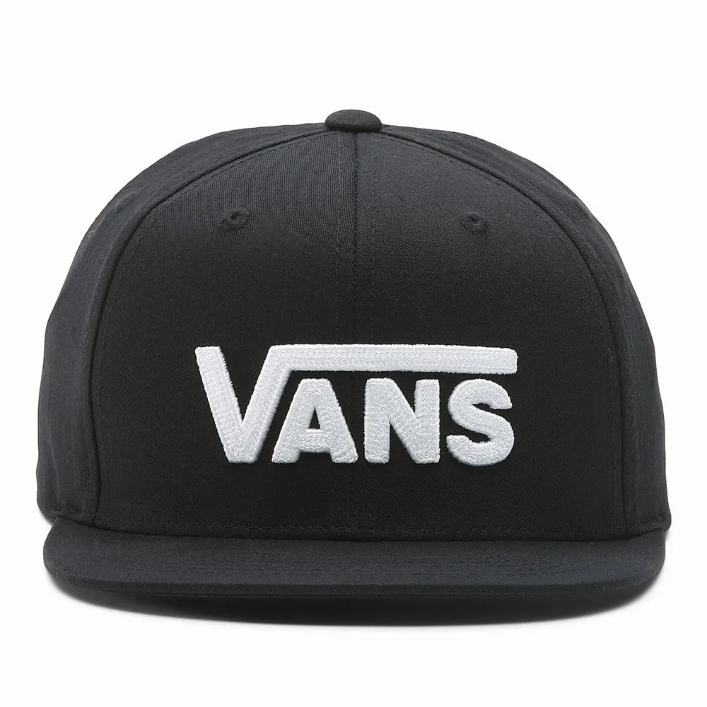 Vans Boys Drop V ll Snapback Hat - Black/White