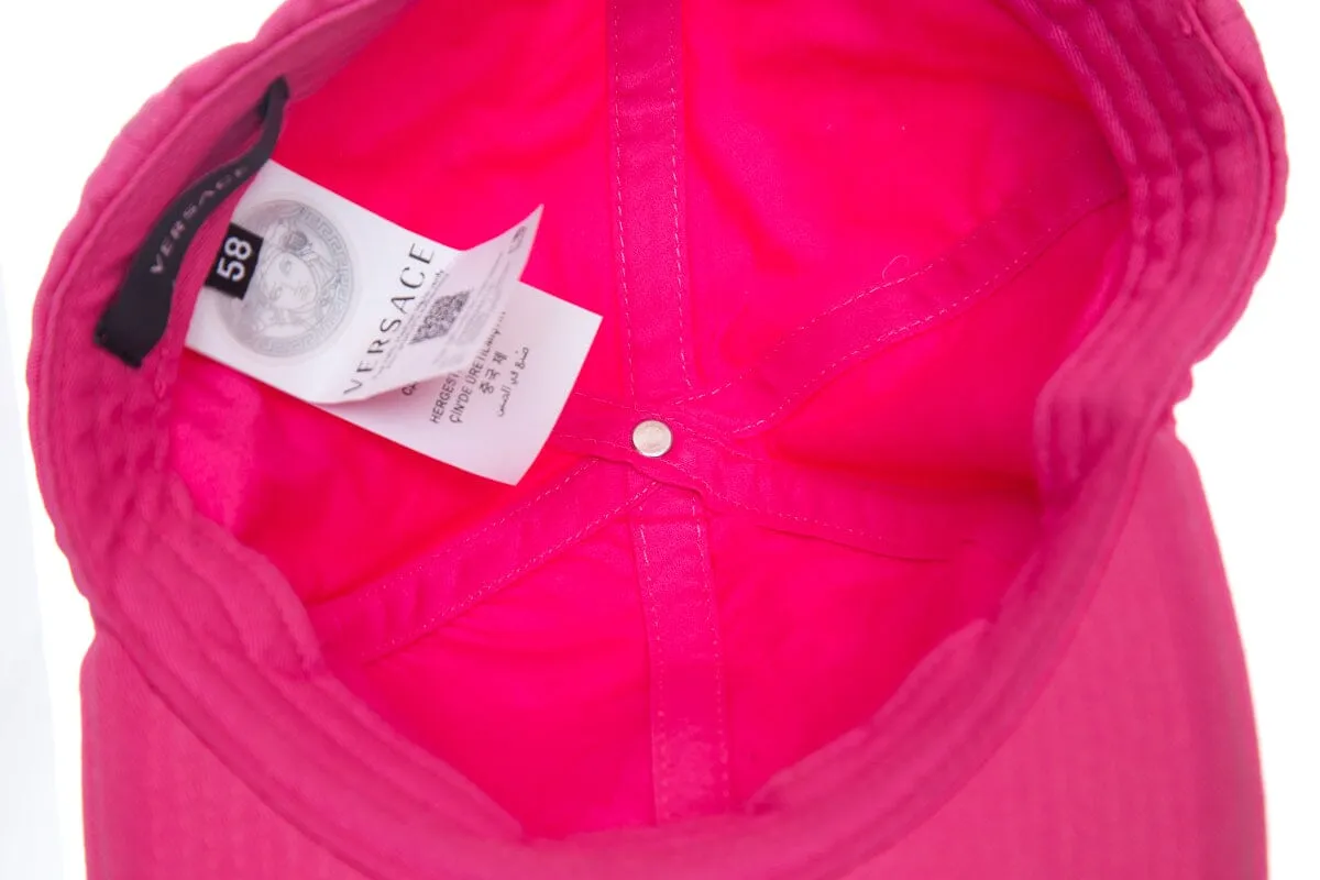 Versace Pink "Versace" Baseball Hat SZ 58