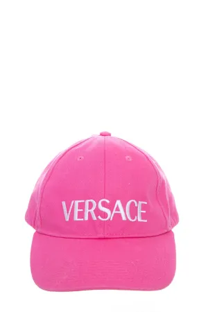 Versace Pink "Versace" Baseball Hat SZ 58
