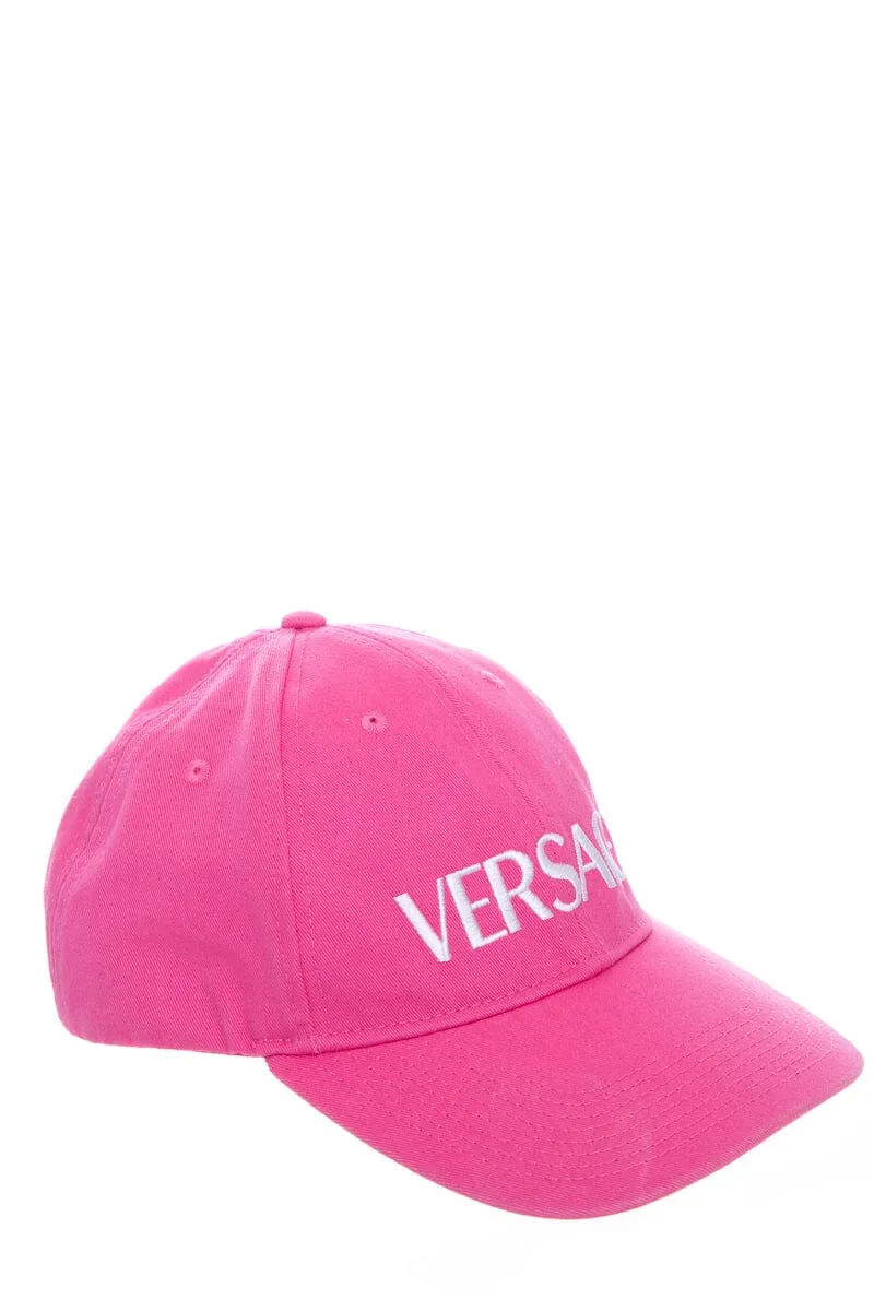 Versace Pink "Versace" Baseball Hat SZ 58